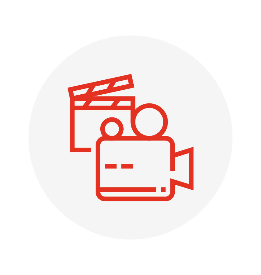 Short Video Production (line-art) option 2